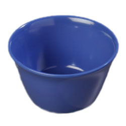 Carlisle 4354014 Bouillon Cup, 8 Oz., 3-3/4" Dia., Stain And Scratch Resistant, Stackable, Dishwasher Safe, Melamine, Dallas Ware®, Ocean Blue, Bpa Free, Nsf