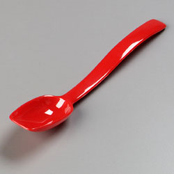 Carlisle 446005 Salad/buffet Spoon, 1/2 Oz., 8"l, Solid, One-piece, Dishwasher Safe, Polycarbonate, Red, Nsf