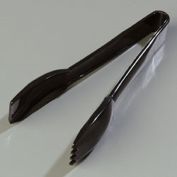 Carlisle 460603 Carly® Salad Tong, 6"l, Withstands Heat Up To 300°f, Dishwasher Safe, High Heat Plastic, Black, Nsf