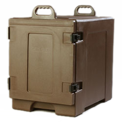 Carlisle PC300N01 Cateraide™ Food Carrier, End Loader, Individual Tracks, Holds (8) Combinations Of 6", 4" & 2-1/2" Deep Food Pans, Or (5) 2-1/2" Deep Food Pans,, Insulated, Stain & Scratch-resistant, Heat-resistant To 200°f, Automatic Self-venting System, Molded-in H