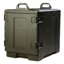 Carlisle PC300N03 Cateraide™ Food Carrier, End Loader, Individual Tracks, Holds (8) Combinations Of 6", 4" & 2-1/2" Deep Food Pans, Or (5) 2-1/2" Deep Food Pans,, Insulated, Stain & Scratch-resistant, Heat-resistant To 200°f, Automatic Self-venting System, Molded-in H