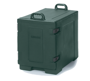 Carlisle PC300N08 Cateraide™ Food Carrier, End Loader, Individual Tracks, Holds (8) Combinations Of 6", 4" & 2-1/2" Deep Food Pans, Or (5) 2-1/2" Deep Food Pans,, Insulated, Stain & Scratch-resistant, Heat-resistant To 200°f, Automatic Self-venting System, Molded-in H