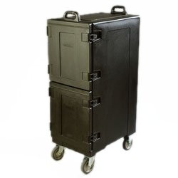 Carlisle PC600N03 Cateraide™ Food Carrier, Double-end Loader, Individual Tracks, Holds (16) Combinations Of 6", 4" & 2-1/2" Deep Food Pans, Or (10) 2-1/2" Deep Food Pans,, Insulated, Stain & Scratch-resistant, Heat-resistant To 200°f, Automatic Self-venting System, Mo