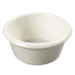 Carlisle S28642 Ramekin, 6 Oz., 3-9/10" Dia., Smooth, Stackable, Break-resistant, Dishwasher Safe, Melamine, Bone, Nsf