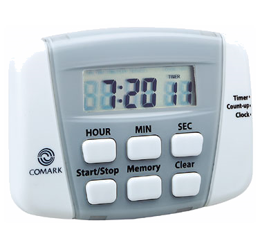 Fluke Electronics (comark) UTL882 Timer W/clock, Digital, 24 Hours Countdown & Count Up Capacity, Memory Timer Stores Preset Time, Ab13 Battery Included, Display Package