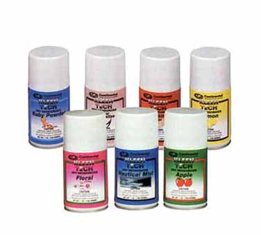 Continental Commercial Products 1183 Air Freshener, 7 Oz., Kleen Tech Dispenser, Metered Spray, Garden Apple