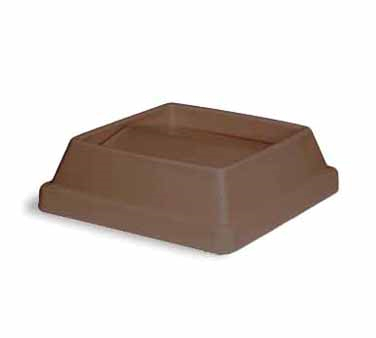 Continental Commercial Products T1700BN "tip Top" Lid Only, For #25 And #32 Receptacles, 5-1/4" X 16-1/2" X 16-1/2", Brown