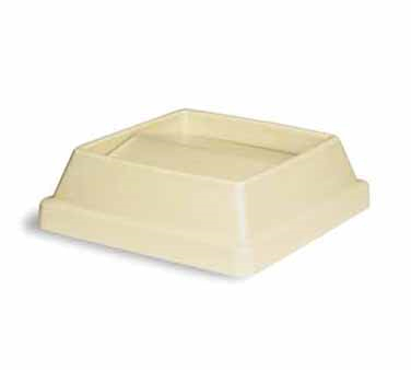 Continental Commercial Products T1700BE "tip Top" Lid Only, For #25 And #32 Receptacles, 5-1/4" X 16-1/2" X 16-1/2", Beige