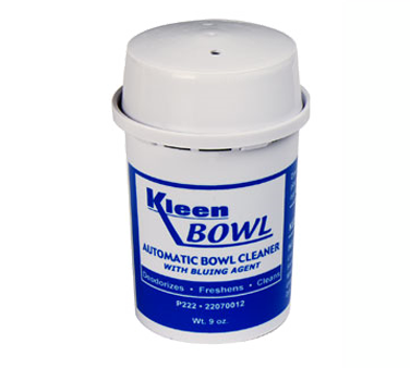 Continental Commercial Products P222 Crystal Blue Automatic Bowl Cleaner, 9 Oz., No Phosphates, Biodegradable
