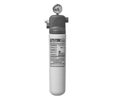 3m Purification ICE120-S 3m™ Valve-in-head Water Filter System With Gauge, 17"h X 4.5"d, Standard Water, Single Vessel, 3/8"fnpt, 1/4-turn Shut Off Valve, Max Pressure Of 125 Psi At 100°f, For Sediment, Chlorine Taste & Odor, Cyst, Scale, 0.5 Micron Rating, 1.5 Gpm Flow Rate