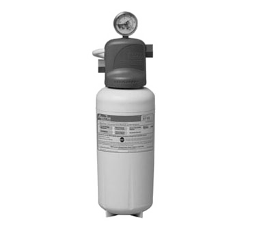 3m Purification ICE140-S 3m™ Valve-in-head Water Filter System With Gauge, 14-7/8"h X 5-1/16"d, Standard Water, Single Vessel, 3/8"fnpt, 1/4-turn Shut Off Valve, Max Pressure Of 125 Psi At 100°f, For Cyst, Bacteria, Sediment, Chlorine Taste And Odor, Scale, 0.2 Micron Rating