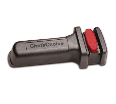 Edgecraft 4800400A M480kc Chef's Choice® Compact Diamond Hone™ Knife Sharpener, Manual, 2-stage, For Straight Blades, 100% Diamond Abrasives, Foolproof Guides, Pocket / Knife Roll Size, Made In Usa