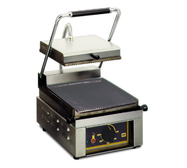 Equipex SAVOY Panini Grill, 10" Grooved Top & Bottom Cast Iron, 120v, Equipex Savoy