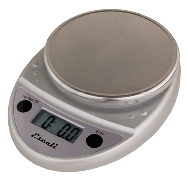 Escali P115C Primo Digital Scale, 11 Lb X 0.1 Oz/ 5 Kg X 1g, Measures In Grams, Pounds + Ounces & Ounces, Tare Feature, Two-button Operation, Automatic Shut-off, Compact & Portable, Peg-able Package, (2) Aa Batteries Included, Chrome