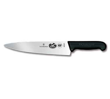 Victorinox Swiss Army 47521 Chef's Knife, 10", 2-1/8" Width At Handle, Fibrox® Nylon Handle, Clamshell/peggable Package, Slip Resistant, Nsf