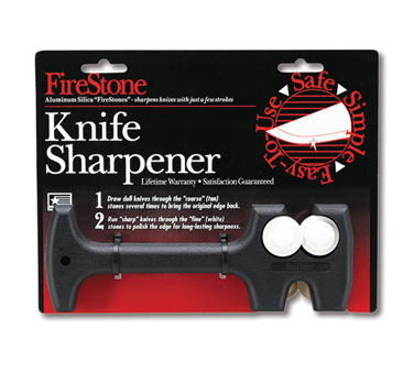Victorinox Swiss Army 49000 Knife Sharpener, Firestone, 2 Stage, Ceramic, Manual, Carded, Made In Usa