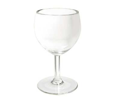 G.e.t. Enterprises SW-1406-1-SAN-CL Wine Glass, 6 Oz. (7.5 Oz. Rim-full), 3" Dia., 5-1/2" Tall, San, Nsf, Clear