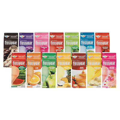 Gold Medal Products 3201 Flossugar, (6) 1/2 Gallon Cartons Per Case, Boo-blue (raspberry)
