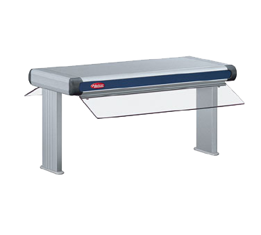 Hatco GR2A-42D3 Glo-ray® Designer Dual Foodwarmer, 45-1/2"w, 3" Spacing, Infrared, Standard Wattage, Tubular Metal Heater Rod, Double Heater Rod Housing, Designer Aluminum Construction, 1350 Watts, 14" High Legs