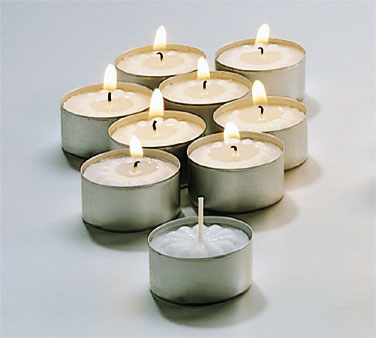 Hollowick TL5W-500 Select Wax™ Tealight Candle, 5 Hour, 3/4" H, 1-1/2 Dia. (125 Each Per Pack, 4 Inner Packs Per Case)