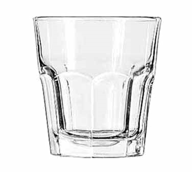Libbey Glass 15242 Rocks Glass, 9 Oz., Duratuff®, Gibraltar®, (h 3-5/8"; T 3-3/8"; B 2-1/2"; D 3-3/8")