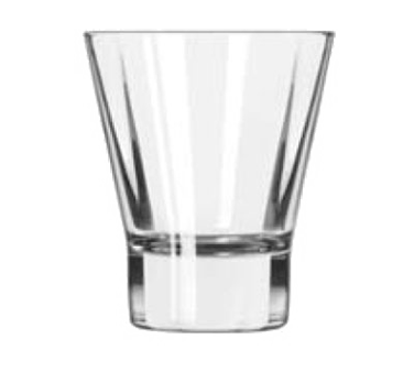 Libbey Glass 15821 Rocks Glass, 9 Oz., Flare, Square Shape, Heavy Sham, Duratuff®, Quadra V