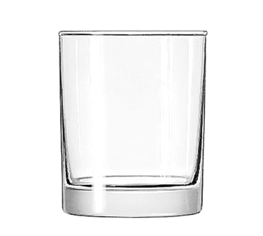 Libbey Glass 2339 Double Old Fashioned Glass, 12-1/2 Oz., Safedge® Rim Guarantee, Lexington, (h 4"; T 3-1/4"; B 3-1/8"; D 3-1/4")