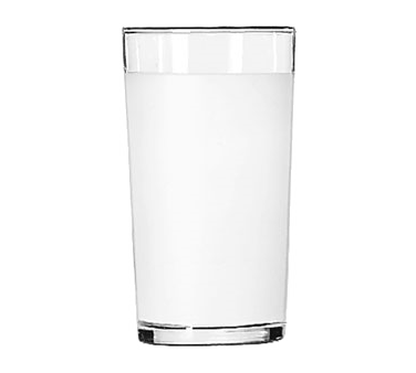 Libbey Glass 53/11680 Collins Glass, 10 Oz., Safedge® Rim Guarantee, Frosted Clear Lip, (h 4-3/4"; T 2-3/4"; B 2-1/8"; D 2-3/4")