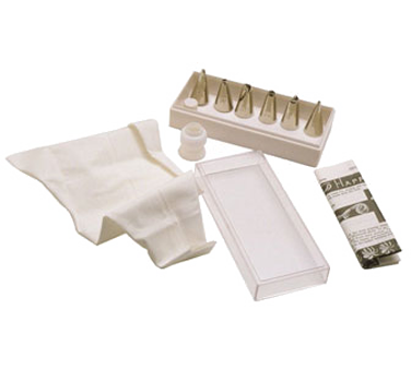Libertyware CDS9 Cake Decorating Set, 9 Piece, W/plastic Case