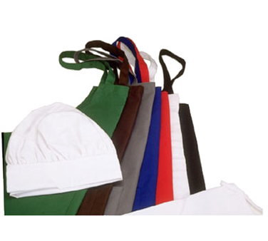 Libertyware TXTCHV Chef's Hat, 13", Velcro Headband, Heavy Cotton Top, White