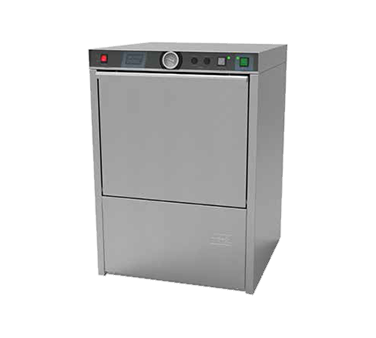 Moyer Diebel 201LT Dishwasher, Undercounter, Low Temperature, Approximately 21 Racks/hour Capacity, With Side Panels & Top, Upper & Lower Wash/rinse Arms, Drain Pump, Rinse Aid, Door Safety Switch, (2) 20 X 20 Racks (1) Flat & (1) Peg, 1 Hp, Nsf