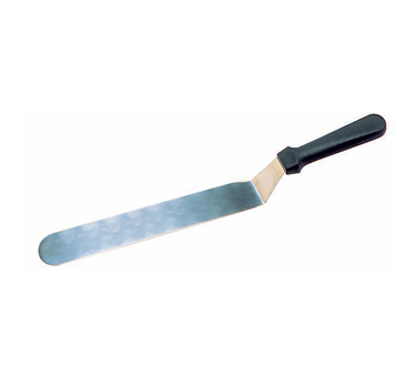 Matfer Bourgeat 112676 Offset Spatula, 12-1/4" Blade Length, Flexible, Plastic Handle, Stainless Steel, Dishwasher Safe