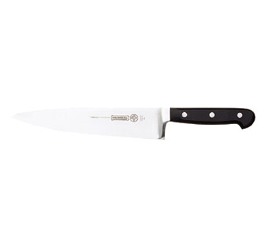 Mundial BP5110-8 Chef's Knife, 8", Fully Forged High Carbon/no Stain Blade, Black Polyacetal Handle (gift Box)