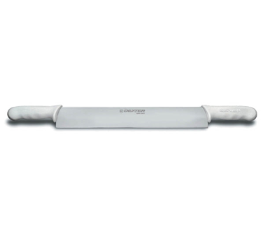 Dexter Russell S118-14DH Sani-safe® (09223) Cheese Knife, 14", Doubled-handled, Stain-free, High-carbon Steel Blade, Non-slip, Textured, Polypropylene Handle, Nsf Certified