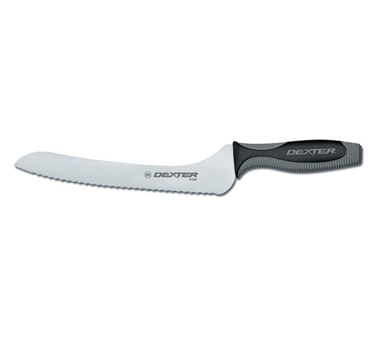 Dexter Russell V163-9SC-PCP V-lo® (29323) Sandwich Knife, 9", Offset, Scalloped Edge, Dextseel™ Stain-free, High-carbon Steel Blades, Soft-to-the-touch Handle, Nsf Certified, Perfect Cutlery Packaging