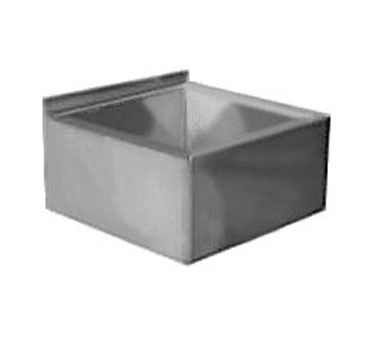 Elkay Foodservice Products FLR-1X Floor Mop Sink, Floor Mount, 20"w X 24"d X 11-1/2"h, 16/300 Stainless Steel Tub, 16" Wide X 20" Front-to-back X 6" Deep Bowl, 2" Free Flow Drain With Npt Connection, 18 Gauge Stainless Steel Skirt, Includes 3-1/2" Drain With Flat Strainer, Nsf (flyer