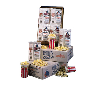 Star Mfg. 8Z-CC28-6OZ Chief's Choice™ Portion Pack Popcorn, (28) 6 Oz. Packs