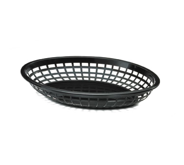 Tablecraft Products 1084FG Basket, 11-3/4" X 8-7/8" X 1-7/8", Jumbo, Oval, Polypropylene, Forest Green (sold In Master Case Only - 3 Dozen) (image Does Not Reflect Color)