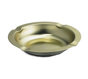 Tablecraft Products 575 Economy Ashtray, 5-3/4" X 1", Gold Anodized (sold In Master Case Only - 6 Dozen)