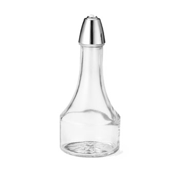 Tablecraft Products 608 Oil & Vinegar Dispenser, 8 Oz., Glass, Chrome Plated Abs Tops (sold In Master Case Only - 1 Dozen)