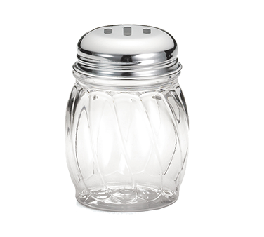 Tablecraft Products P260SL Shaker, 6 Oz., Swirl, Chrome Plated Slotted Top, Polycarbonate (fits Rack 260r, 260rbk, 406-2r & 406-3r) (sold In Master Only - 2 Dozen)