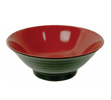 Thunder Group 5185JBR Soba Noodle Bowl, 42 Oz., 8-1/2" Dia., Melamine, Two-tone, Nsf