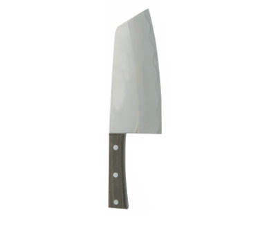 Thunder Group JAS010055A Cleaver, 6-3/4" Blade, Sharp, Pointed Blade, Riveted Wood Handle, Stainless Steel