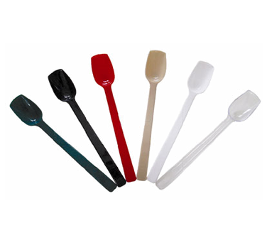 Thunder Group PLBS010CL Buffet Spoon, 10", 3/4 Oz., Solid, Dishwasher Safe, Polycarbonate, Clear, Nsf