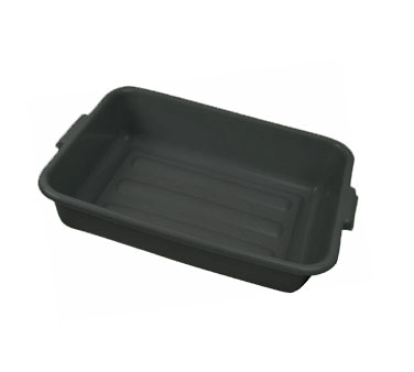 Thunder Group PLBT005B Bus Box, 1-compartment, 20-1/2" X 15-1/2" X 5" Deep, Integrated Handles, Stackable, High-density Polyethylene, Black, Nsf