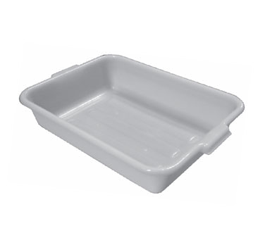 Thunder Group PLBT005W Bus Box, 1-compartment, 20-1/2" X 15-1/2" X 5" Deep, Integrated Handles, Stackable, Freezer Safe, High-density Polyethylene, White, Nsf
