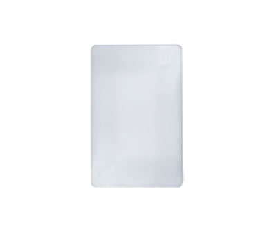 Thunder Group PLCB008 Cutting Board, 6" X 10" X 1/2", Economical, Non-skid, Plastic, White