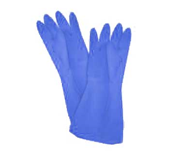 Thunder Group PLGL004BU Thunder Group, Latex Gloves, 12", Small, Blue