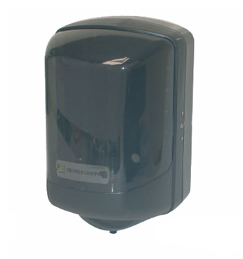 Thunder Group PLPTD394 Paper Towel Dispenser, Center-pull, Wall-mount, Plastic, With Lock, Transparent