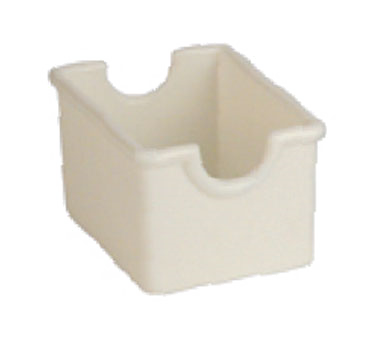 Thunder Group PLSP032WT Sugar Packet Holder, Rectangular, Plastic, White